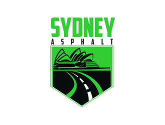 Sydney Asphalt  logo design by kanal