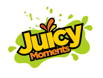 Juicy Moments logo design by YONK