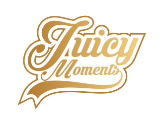 Juicy Moments logo design by giphone