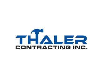 Thaler Contracting inc.  logo design by lexipej