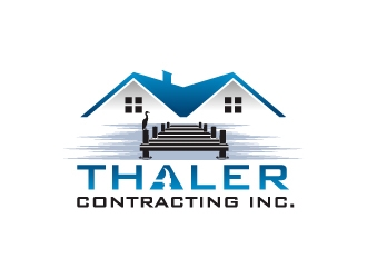 Thaler Contracting inc.  logo design by JJlcool