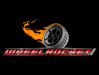 wheelrocket.com logo design by madjuberkarya
