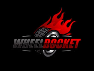 wheelrocket.com logo design by frederickgarcia
