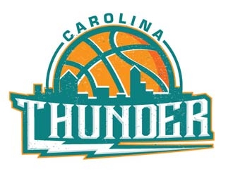 Carolina Thunder logo design by shere
