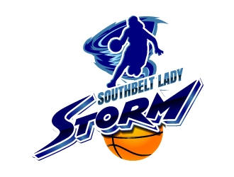 Southbelt Lady Storm logo design by uttam