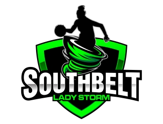 Southbelt Lady Storm logo design by xteel