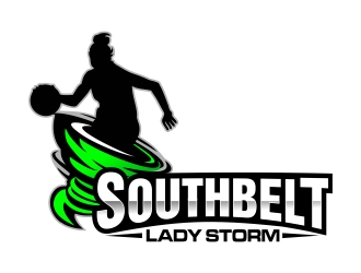 Southbelt Lady Storm logo design by xteel