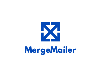 MergeMailer logo design by bluepinkpanther_