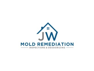J.W. Mold Remediation, Inspections & Deodorizing logo design by bricton