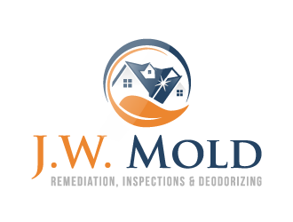 J.W. Mold Remediation, Inspections & Deodorizing logo design by akilis13