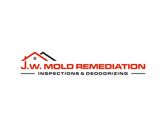 J.W. Mold Remediation, Inspections & Deodorizing logo design by alby