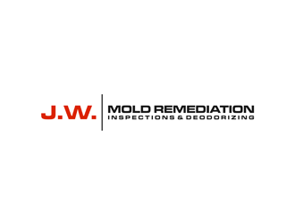 J.W. Mold Remediation, Inspections & Deodorizing logo design by alby