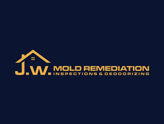 J.W. Mold Remediation, Inspections & Deodorizing logo design by alby