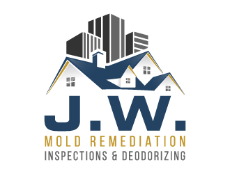 J.W. Mold Remediation, Inspections & Deodorizing logo design by akilis13
