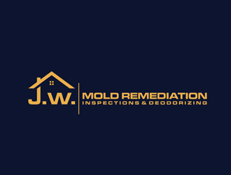 J.W. Mold Remediation, Inspections & Deodorizing logo design by alby