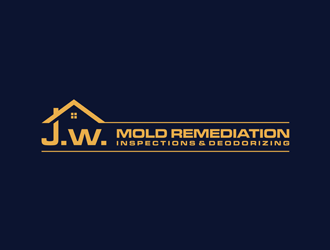 J.W. Mold Remediation, Inspections & Deodorizing logo design by alby