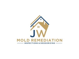 J.W. Mold Remediation, Inspections & Deodorizing logo design by bricton