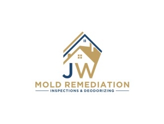 J.W. Mold Remediation, Inspections & Deodorizing logo design by bricton