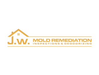J.W. Mold Remediation, Inspections & Deodorizing logo design by alby
