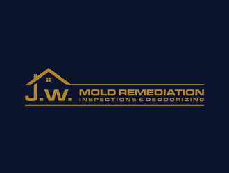 J.W. Mold Remediation, Inspections & Deodorizing logo design by alby