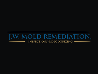 J.W. Mold Remediation, Inspections & Deodorizing logo design by EkoBooM