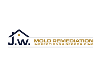 J.W. Mold Remediation, Inspections & Deodorizing logo design by alby