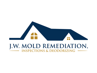J.W. Mold Remediation, Inspections & Deodorizing logo design by EkoBooM