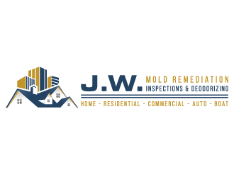 J.W. Mold Remediation, Inspections & Deodorizing logo design by akilis13