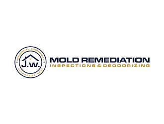 J.W. Mold Remediation, Inspections & Deodorizing logo design by alby