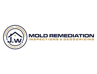 J.W. Mold Remediation, Inspections & Deodorizing logo design by alby