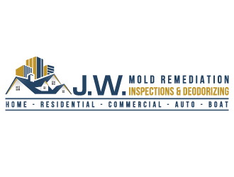 J.W. Mold Remediation, Inspections & Deodorizing logo design by akilis13