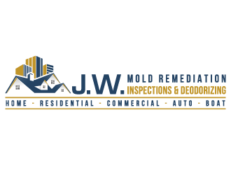 J.W. Mold Remediation, Inspections & Deodorizing logo design by akilis13