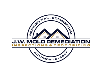 J.W. Mold Remediation, Inspections & Deodorizing logo design by alby