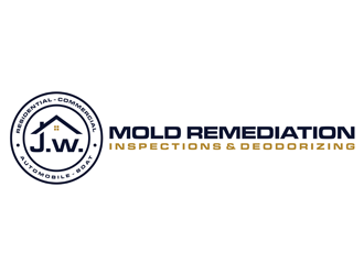 J.W. Mold Remediation, Inspections & Deodorizing logo design by alby