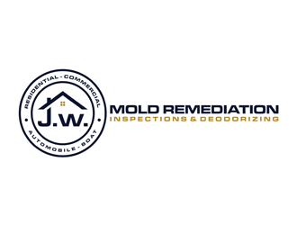 J.W. Mold Remediation, Inspections & Deodorizing logo design by alby
