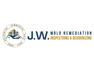 J.W. Mold Remediation, Inspections & Deodorizing logo design by akilis13