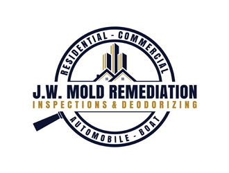 J.W. Mold Remediation, Inspections & Deodorizing logo design by alby