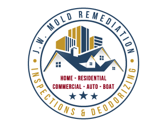 J.W. Mold Remediation, Inspections & Deodorizing logo design by akilis13