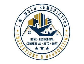 J.W. Mold Remediation, Inspections & Deodorizing logo design by akilis13