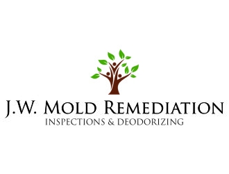J.W. Mold Remediation, Inspections & Deodorizing logo design by jetzu