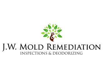 J.W. Mold Remediation, Inspections & Deodorizing logo design by jetzu