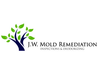 J.W. Mold Remediation, Inspections & Deodorizing logo design by jetzu