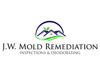J.W. Mold Remediation, Inspections & Deodorizing logo design by jetzu