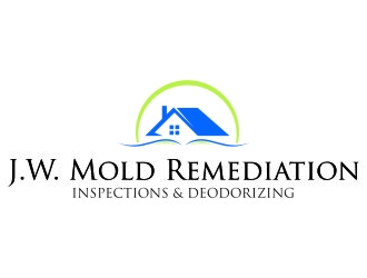 J.W. Mold Remediation, Inspections & Deodorizing logo design by jetzu