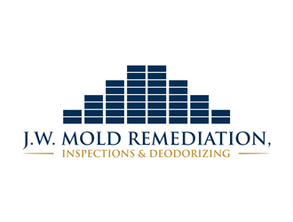 J.W. Mold Remediation, Inspections & Deodorizing logo design by EkoBooM