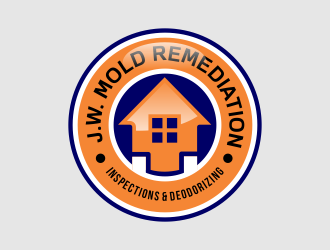 J.W. Mold Remediation, Inspections & Deodorizing logo design by AisRafa