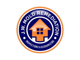 J.W. Mold Remediation, Inspections & Deodorizing logo design by AisRafa