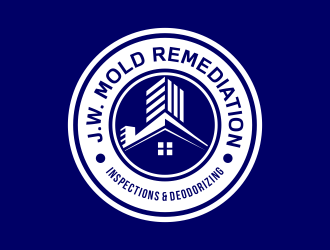 J.W. Mold Remediation, Inspections & Deodorizing logo design by AisRafa