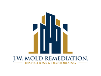 J.W. Mold Remediation, Inspections & Deodorizing logo design by EkoBooM