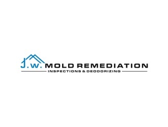 J.W. Mold Remediation, Inspections & Deodorizing logo design by Franky.